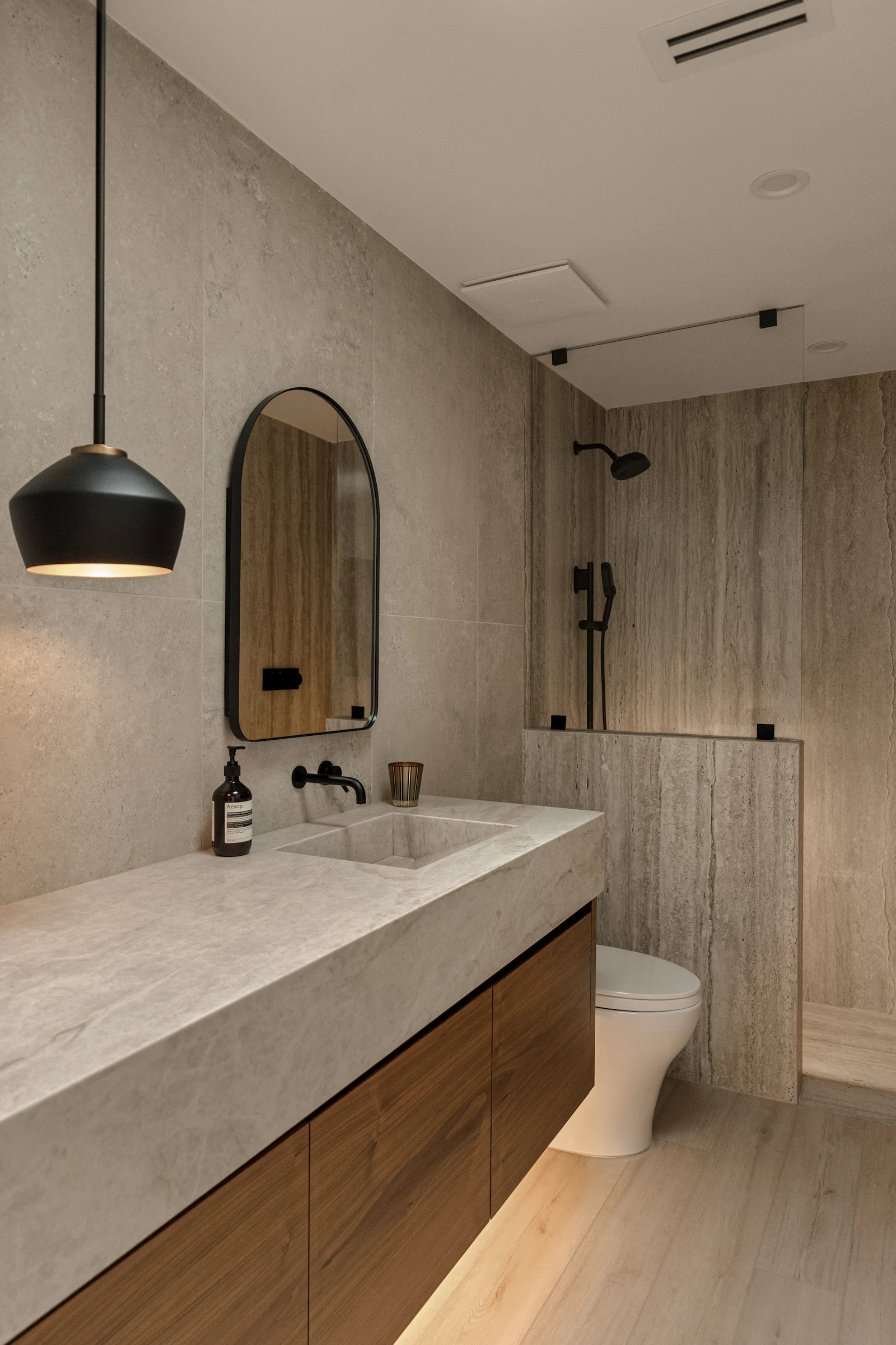 Bathroom inspiration; general interior inspiration only, not an exact tile SKU